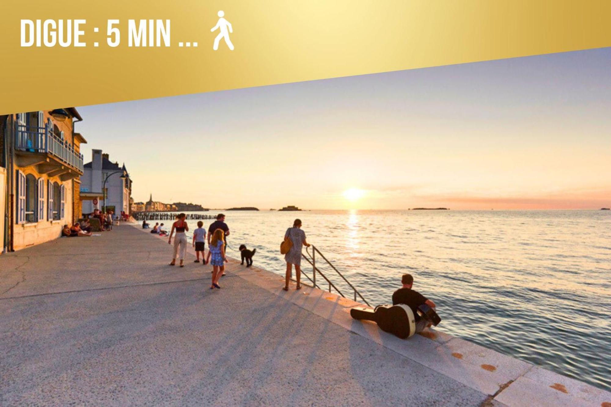 Layton - A 2 Min De La Plage, Du Sillon Et D'Intra Muros ! 圣马洛 外观 照片